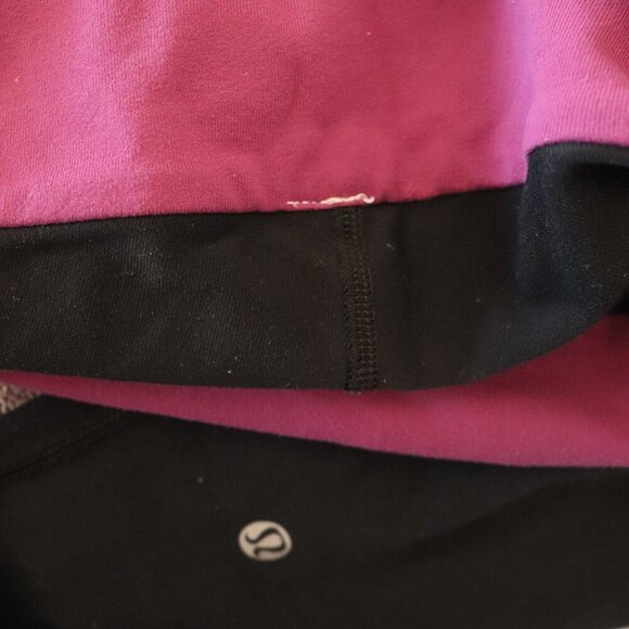Lululemon Women's Black 8 Maternity Stretch Athleisure Cropped Leggings - Picture 8 of 9